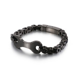 Bracelet Chaîne Empereur En Titane Pour Homme Fashion Tide