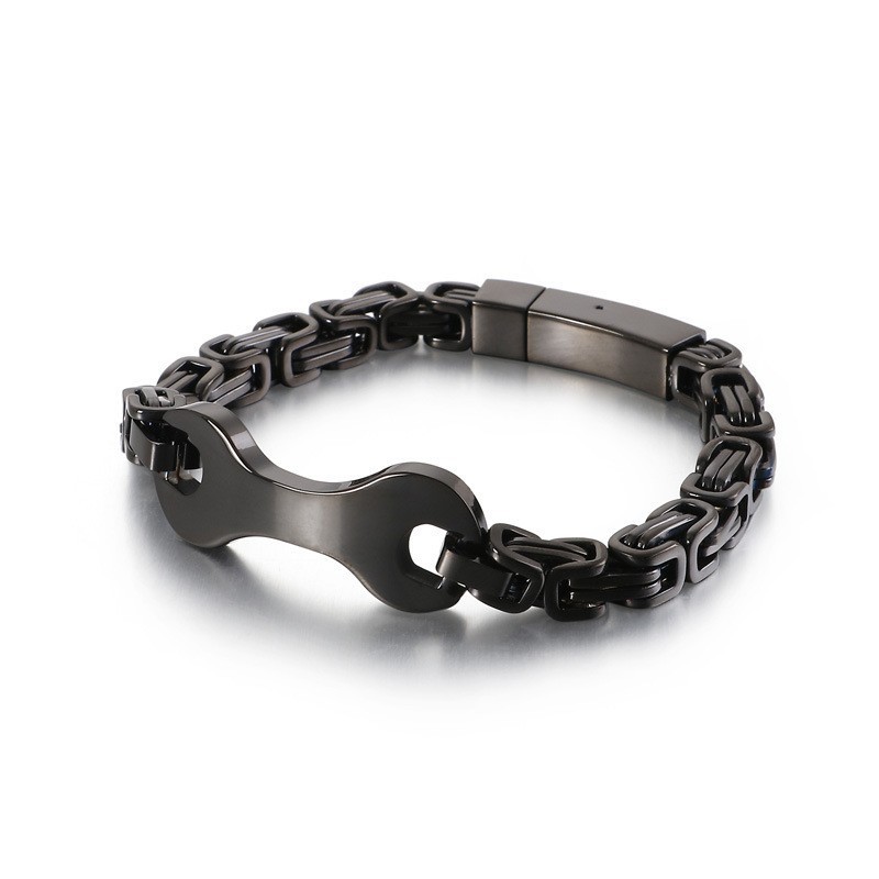 Bracelet Chaîne Empereur En Titane Pour Homme Fashion Tide