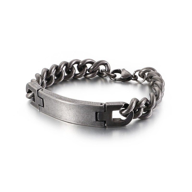 Bracelet En Titane Pour Homme Fashion Bend Bracelet En Titane Pour Homme Fashion Bend