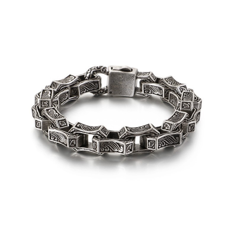 Nouveau Bracelet Chic En Titane Pour Homme