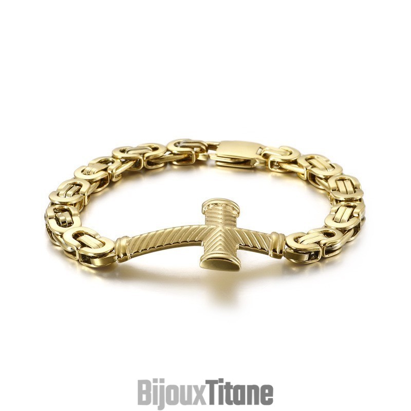 Bracelet Croix En Titane Pour Homme Bracelet Croix En Titane Pour Homme
