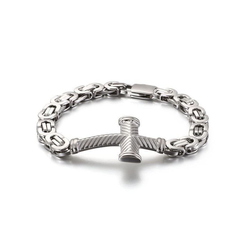 Bracelet Croix En Titane Pour Homme Pas Cher Bracelet Croix En Titane Pour Homme Pas Cher