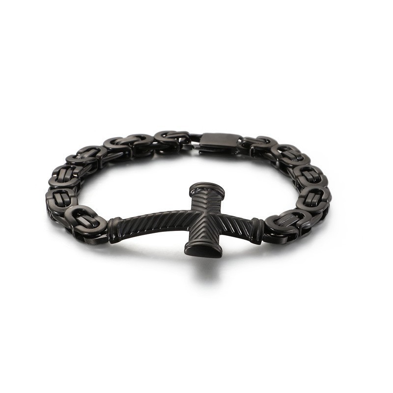 Bracelet Croix En Titane Pour Homme Pas Cher Bracelet Croix En Titane Pour Homme Pas Cher