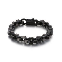 Bracelet Élégant Géométrique En Titane Pour Homme