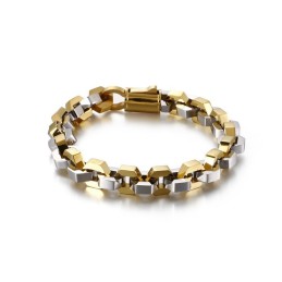 Bracelet Tendance Géométrique En Titane Pour Homme, Accessoires De Marée