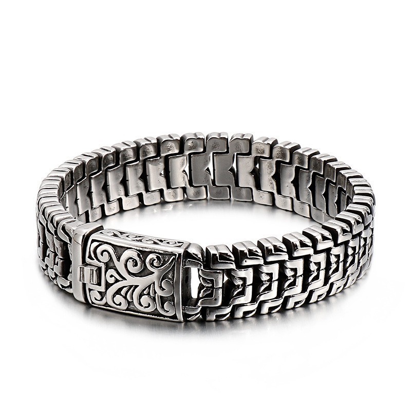 Bracelet En Titane Avec Boucle En Forme De Fleur Bracelet En Titane Avec Boucle En Forme De Fleur