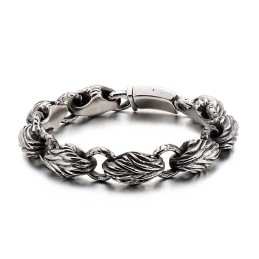 Version Du Bracelet Feuille En Titane Pour Homme Tide