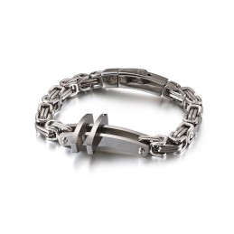 Nouveaux Bracelets En Titane Pour Hommes Bracelets Croisés Classiques