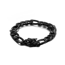 Bracelet Tendance En Titane Noir Pour Homme