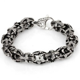 Bracelet Croix En Titane Pour Homme