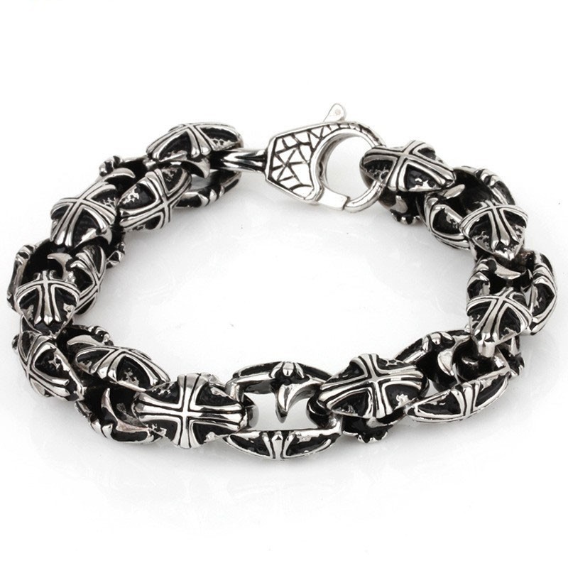 Bracelet Croix En Titane Pour Homme Bracelet Croix En Titane Pour Homme