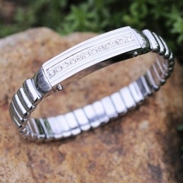 Bracelets En Titane Et Diamant Pour Hommes