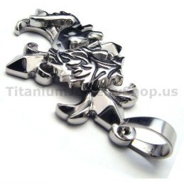 Pendentif Croix En Titane Pur À Deux Couches - Chaîne Offerte