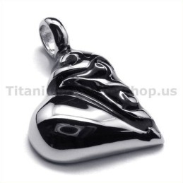 Pendentif Cœur En Titane Pur - Chaîne Offerte