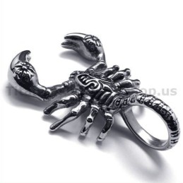 Pendentif Scorpion En Titane - Chaîne Offerte