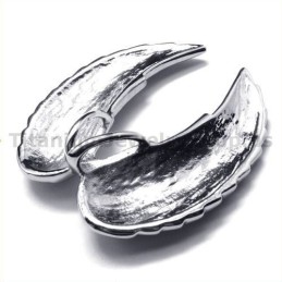 Pendentif Ailes D'Ange En Titane - Chaîne Offerte