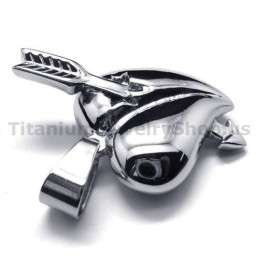 Pendentif En Titane Flèches De Cupidon - Chaîne Offerte