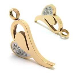 Collier Avec Pendentif En Titane Et Diamants Sweetheart