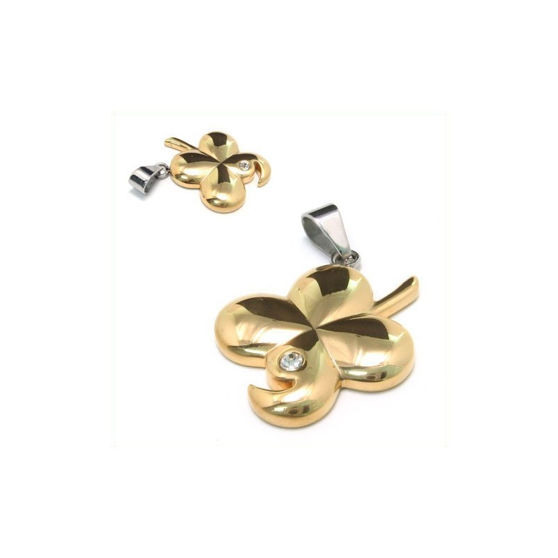 Collier Pendentif En Titane Avec Fleur Dorée Tendance Collier Pendentif En Titane Avec Fleur Dorée Tendance