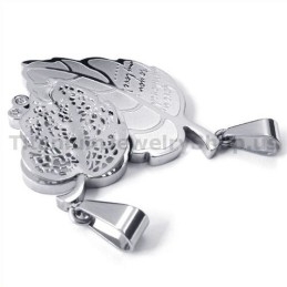 Pendentifs Love You En Titane Avec Chaînes Sans Diamants