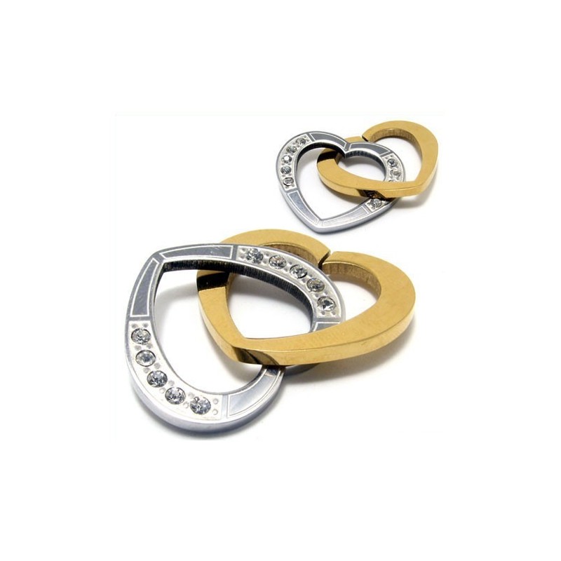 Collier Avec Pendentif En Titane Et Diamant En Forme De Cœur Collier Avec Pendentif En Titane Et Diamant En Forme De Cœur