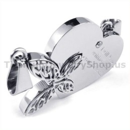 Je T'Attendrai Toujours ! Pendentifs Pour Amoureux Du Titane - Chaînes Gratuites