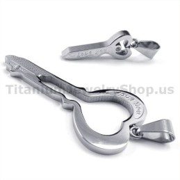 Pendentifs Porte-Clés Love Titanium Lovers - Chaînes Gratuites