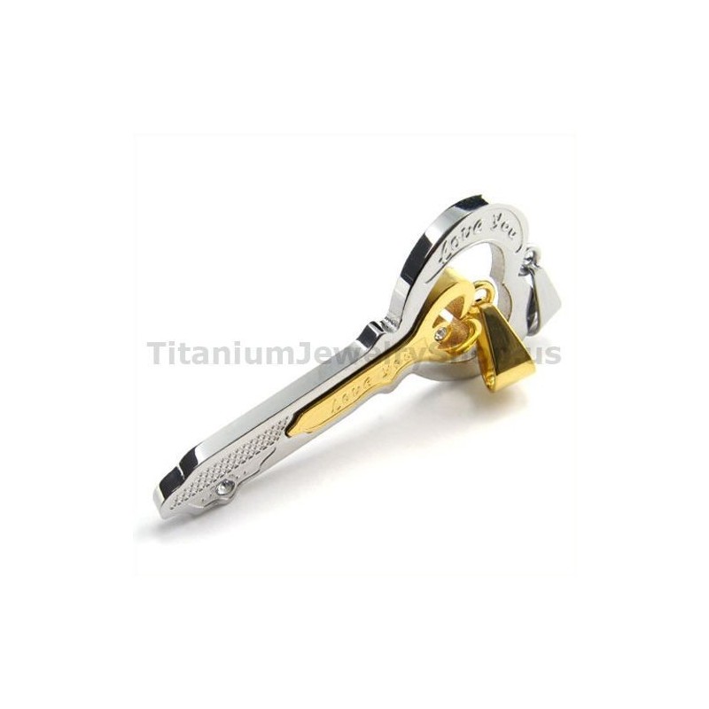 Pendentifs Clés Gloden Titanium Lovers - Chaînes Gratuites Pendentifs Clés Gloden Titanium Lovers - Chaînes Gratuites