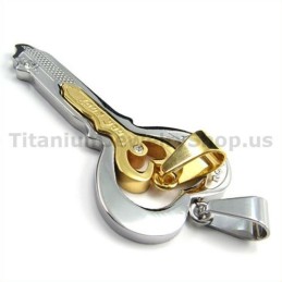 Pendentifs Clés Gloden Titanium Lovers - Chaînes Gratuites