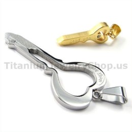 Pendentifs Clés Gloden Titanium Lovers - Chaînes Gratuites