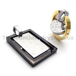 Pendentifs Amoureux En Titane Pour Elle Et Lui - Chaînes Gratuites