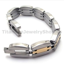 Bracelet En Titane Pour Homme Avec Diamants