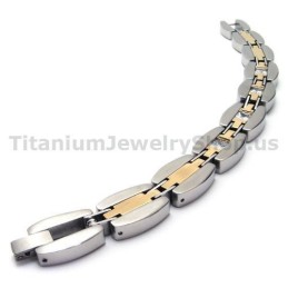 Bracelet En Titane Pour Homme Avec Diamants