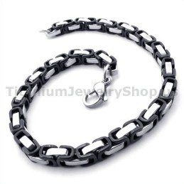 Bracelet En Titane Noir Pour Homme