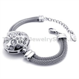 Bracelet En Titane Pour Femme Avec Diamants