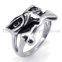 Bague Crâne En Titane