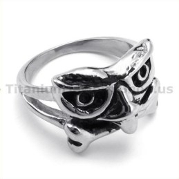 Bague Crâne En Titane