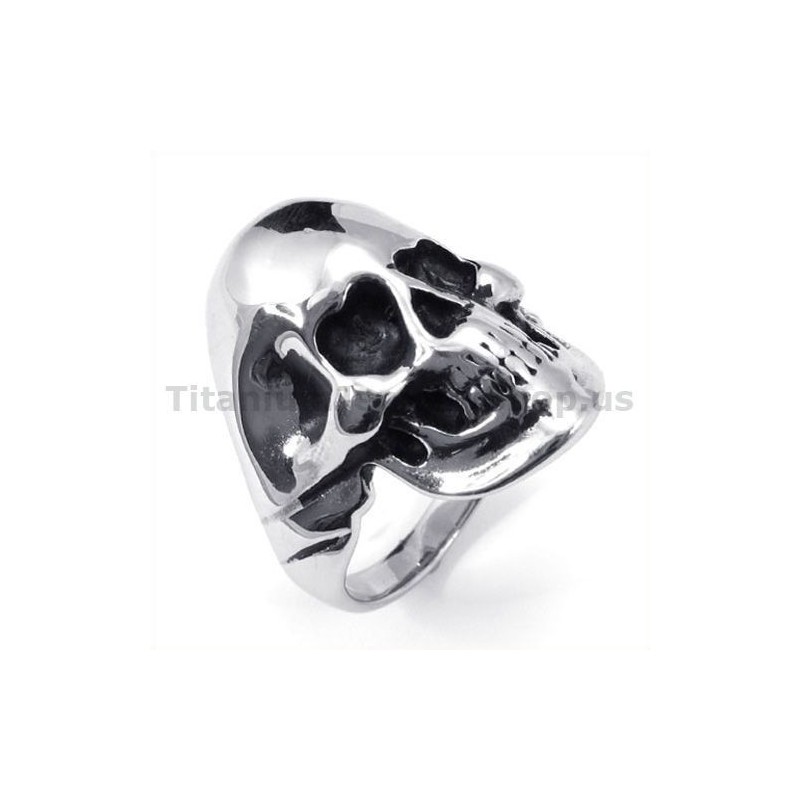 Bague Crâne En Titane Bague Crâne En Titane
