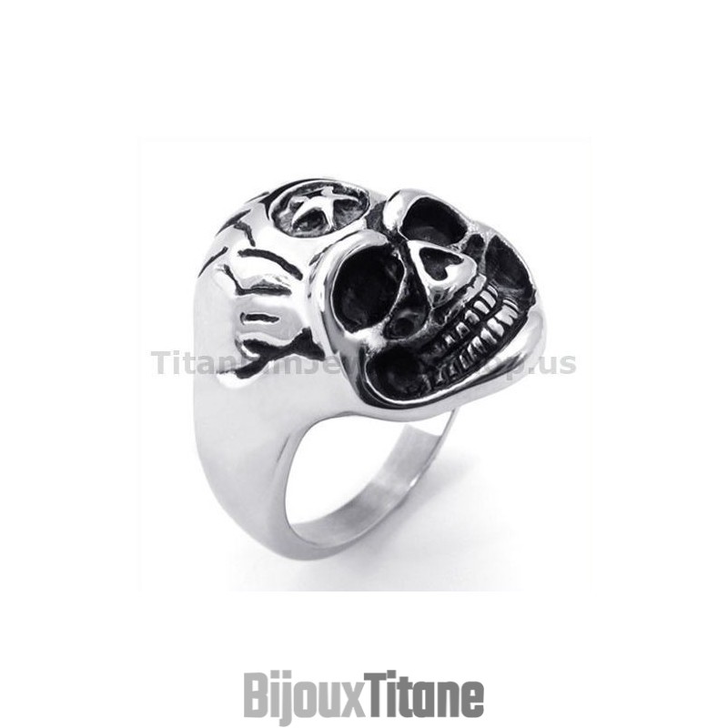 Bague Crâne En Titane Bague Crâne En Titane