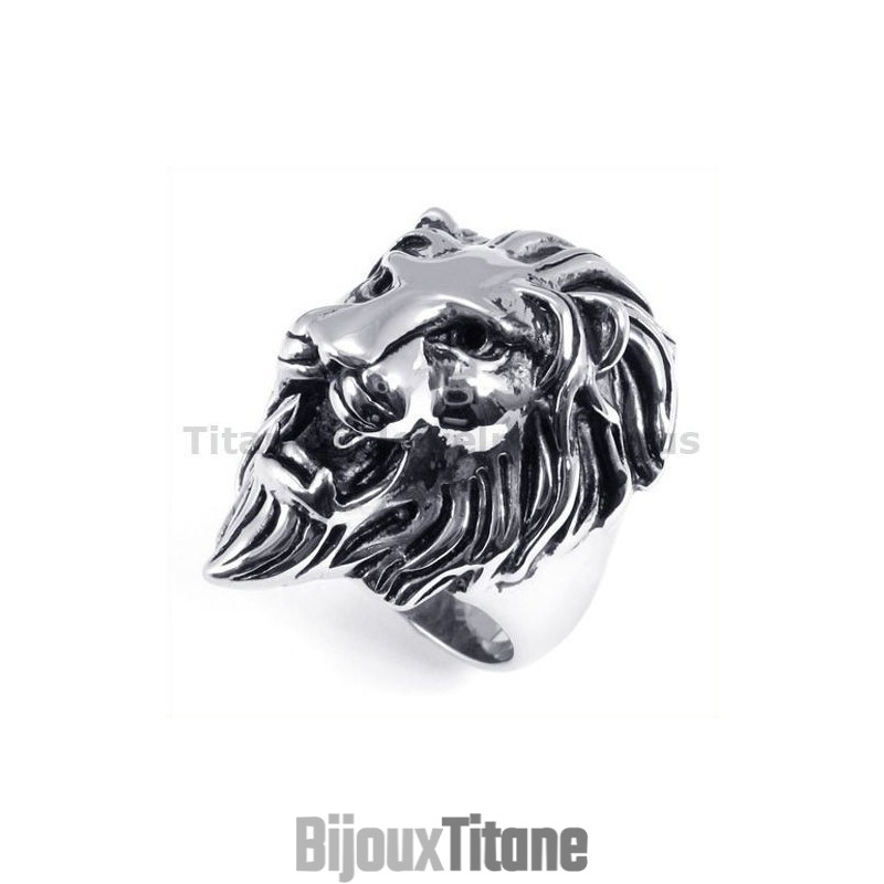 Bague Lion En Titane Bague Lion En Titane