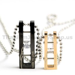 Pendentifs En Titane Et Diamants Pour La Saint-Valentin - Chaînes Gratuites
