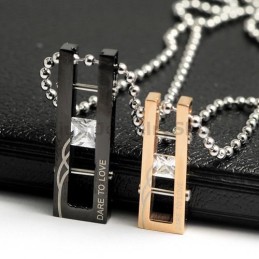 Pendentifs En Titane Et Diamants Pour La Saint-Valentin - Chaînes Gratuites