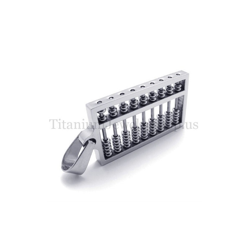 Pendentif En Titane Et Argent Abacus Pendentif En Titane Et Argent Abacus