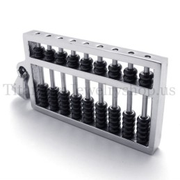 Pendentif En Titane Black Abacus