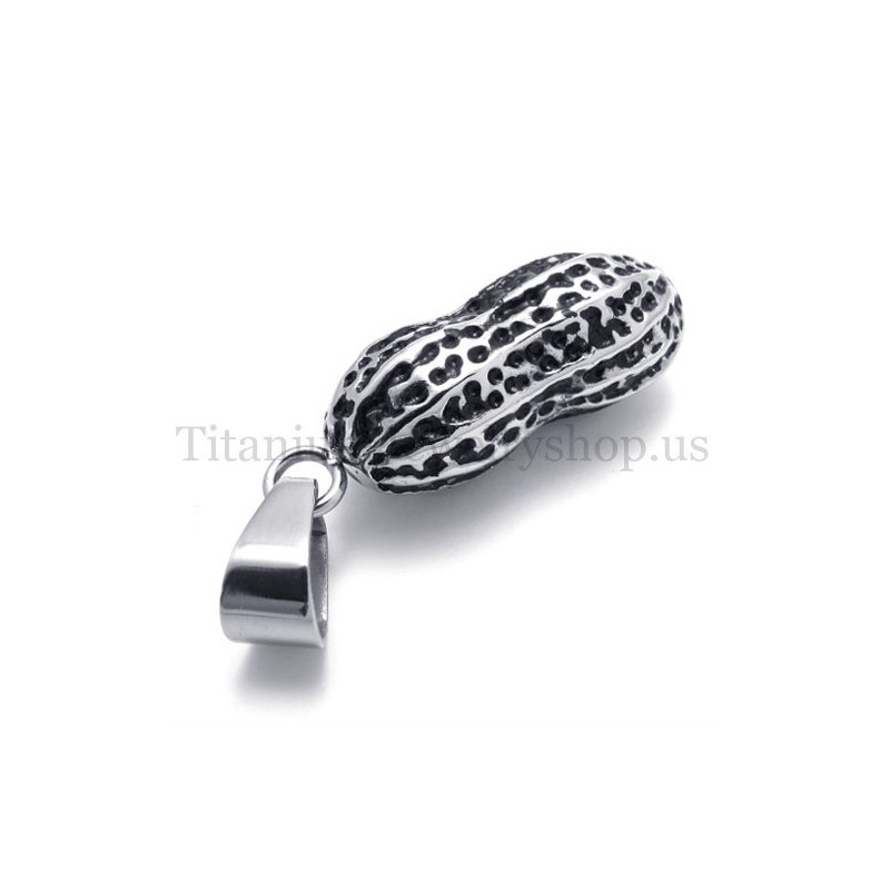 Pendentif En Titane Modèle Cacahuète Mignon Pendentif En Titane Modèle Cacahuète Mignon