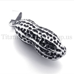 Pendentif En Titane Modèle Cacahuète Mignon