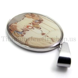 Pendentif En Titane De La Série Bible