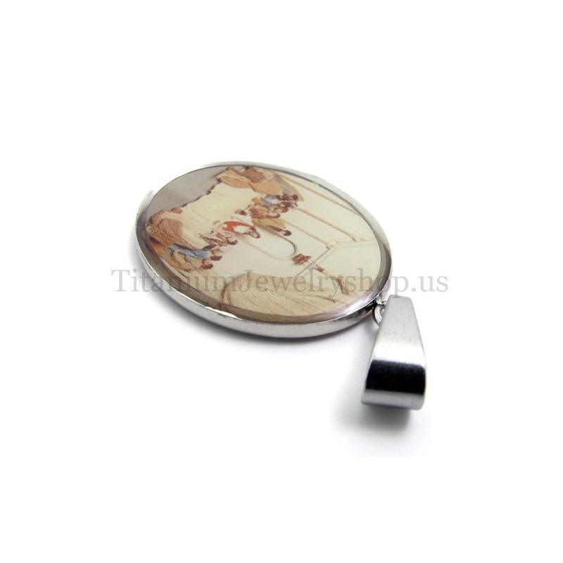 Pendentif En Titane De La Série Bible