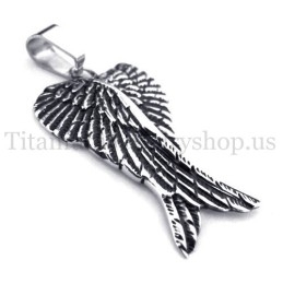 Pendentif Ailes D'Aigle En Titane Tendance