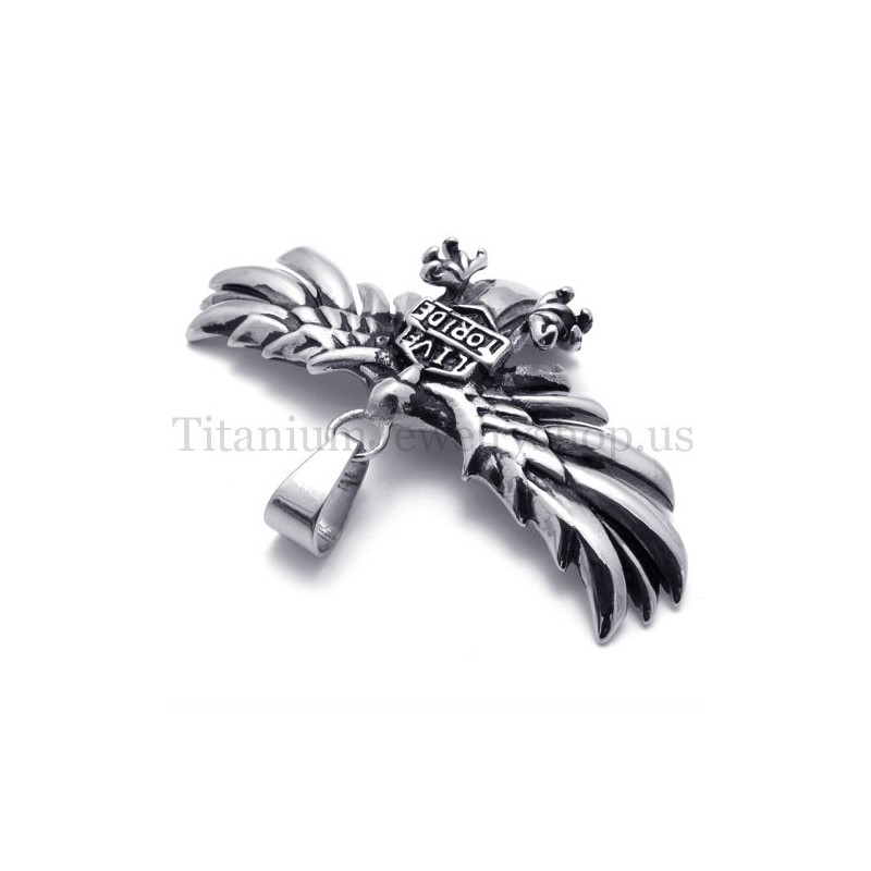 Pendentif En Titane « Expanding The Wings Of Eagles » Pendentif En Titane « Expanding The Wings Of Eagles »